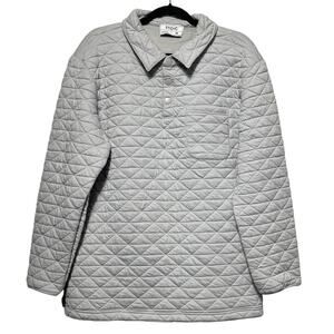 Stoic Men’s Venture Quilted Rugby Long-Sleeve Polo / Size-Medium